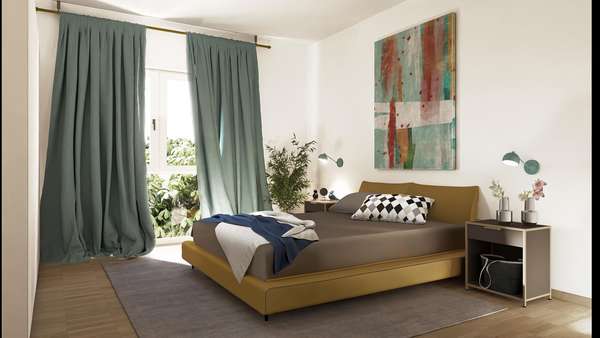 Schlafzimmer - Doppelhaushälfte in 44797 Bochum / Stiepel mit 146m² kaufen