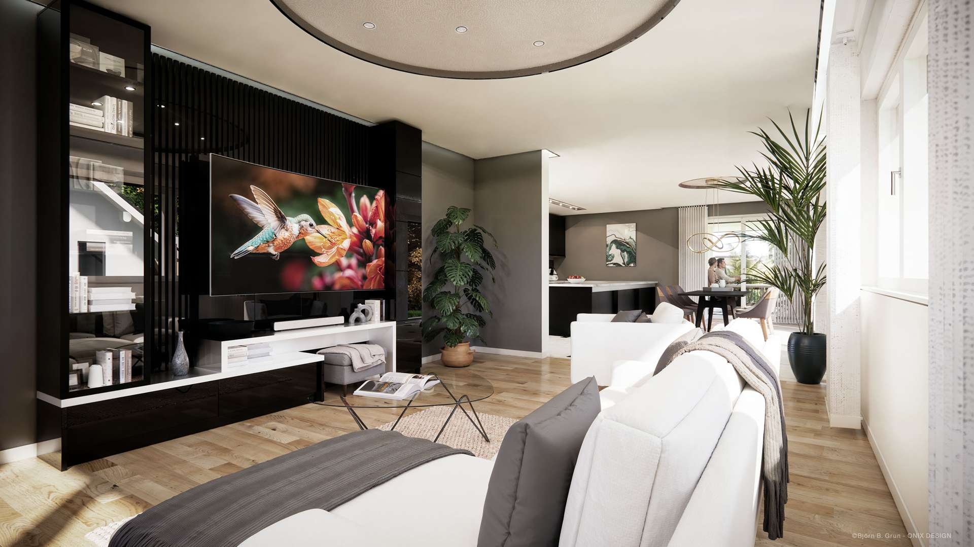 20333_03_Wohnzimmer - Erdgeschosswohnung in 44797 Bochum mit 120m² kaufen