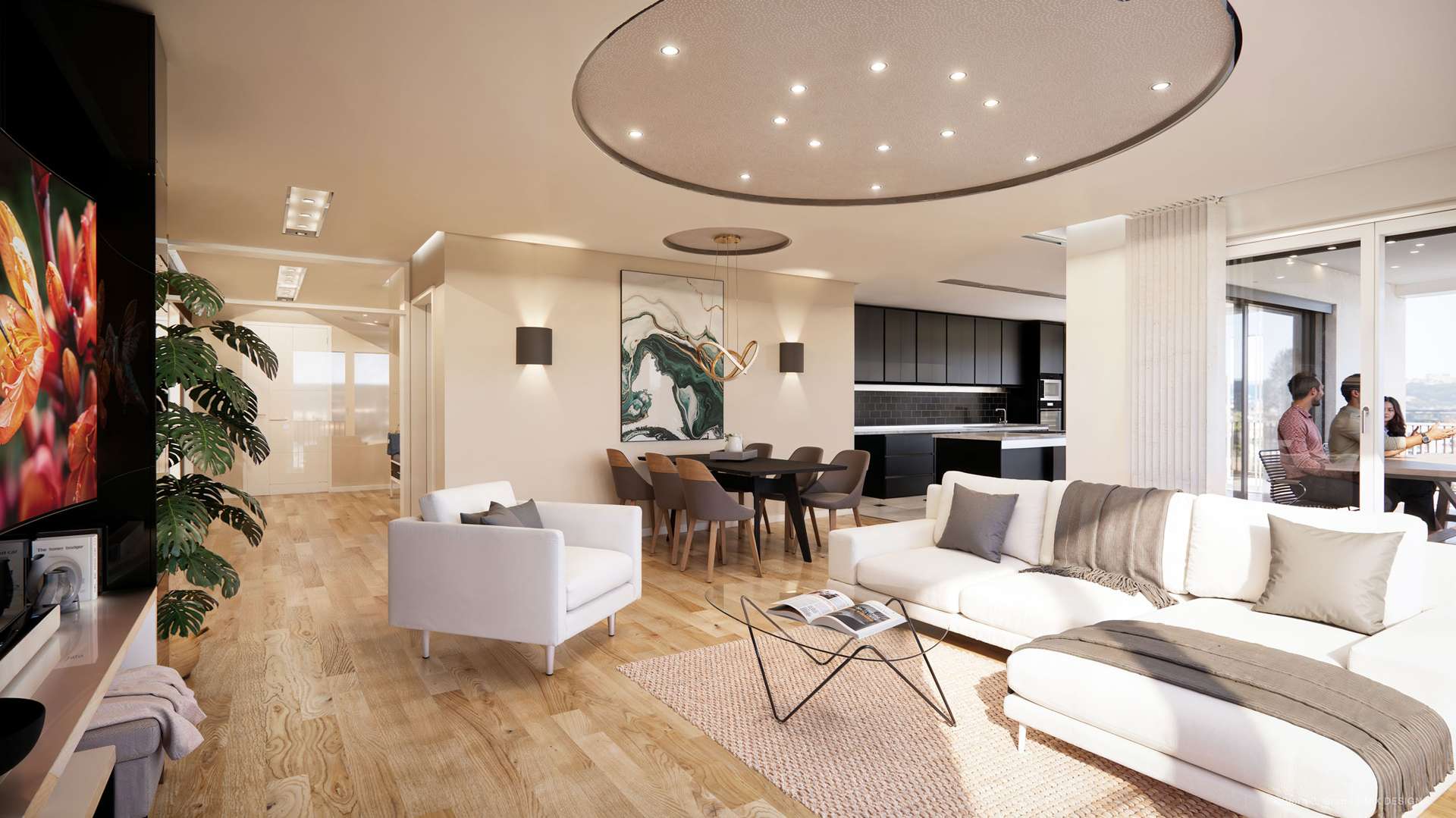 20333_06_Wohnzimmer - Etagenwohnung in 44797 Bochum mit 150m² kaufen