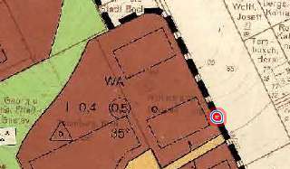 Auszug Bebauungsplan - Grundstück in 44797 Bochum mit 682m² kaufen