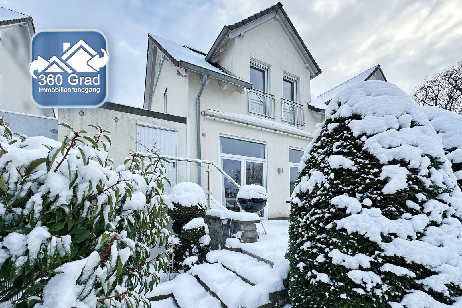 Rückansicht - Doppelhaushälfte in 45549 Sprockhövel mit 113m² kaufen