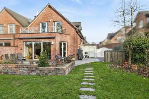 Rückansicht - Doppelhaushälfte in 44869 Bochum mit 140m² kaufen