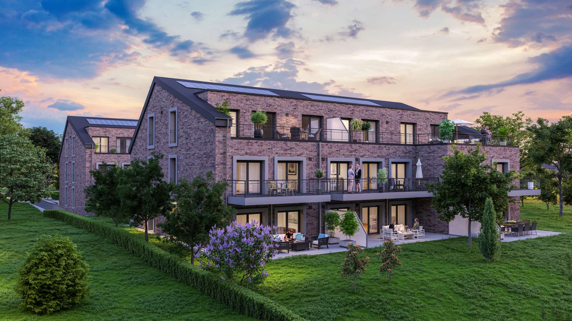Gartenansicht - Dachgeschosswohnung in 44789 Bochum mit 156m² günstig kaufen