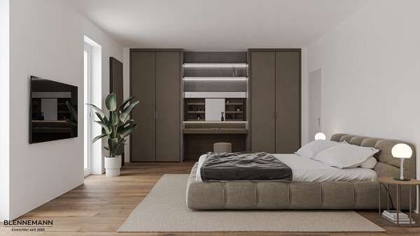 Schlafzimmer (Beispiel) - Etagenwohnung in 44789 Bochum mit 76m² kaufen