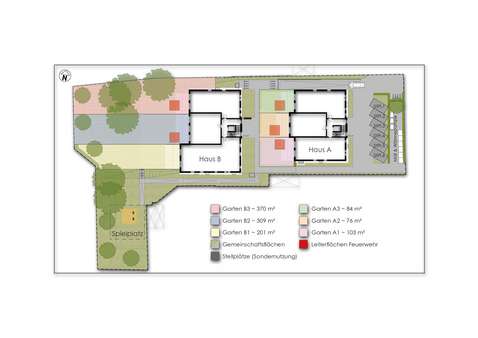 Lageplan - Erdgeschosswohnung in 44789 Bochum mit 112m² kaufen