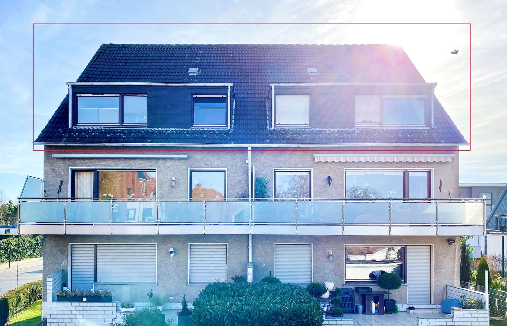Rückseitenansicht - Etagenwohnung in 44795 Bochum mit 126m² günstig kaufen
