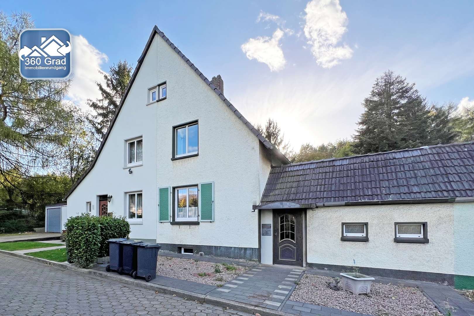 Vorderansicht - Doppelhaushälfte in 44793 Bochum mit 80m² günstig kaufen