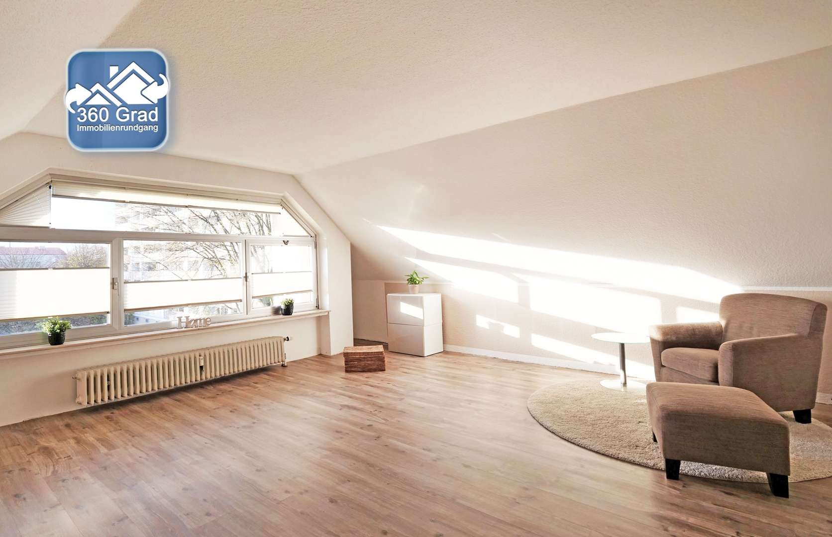 Wohnzimmer neu bearbeitet - Etagenwohnung in 44791 Bochum / Kornharpen mit 95m² günstig mieten
