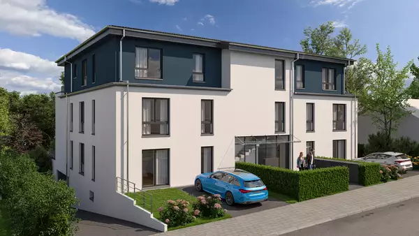 Nachhaltig und kostengünstig - der Rohbau steht