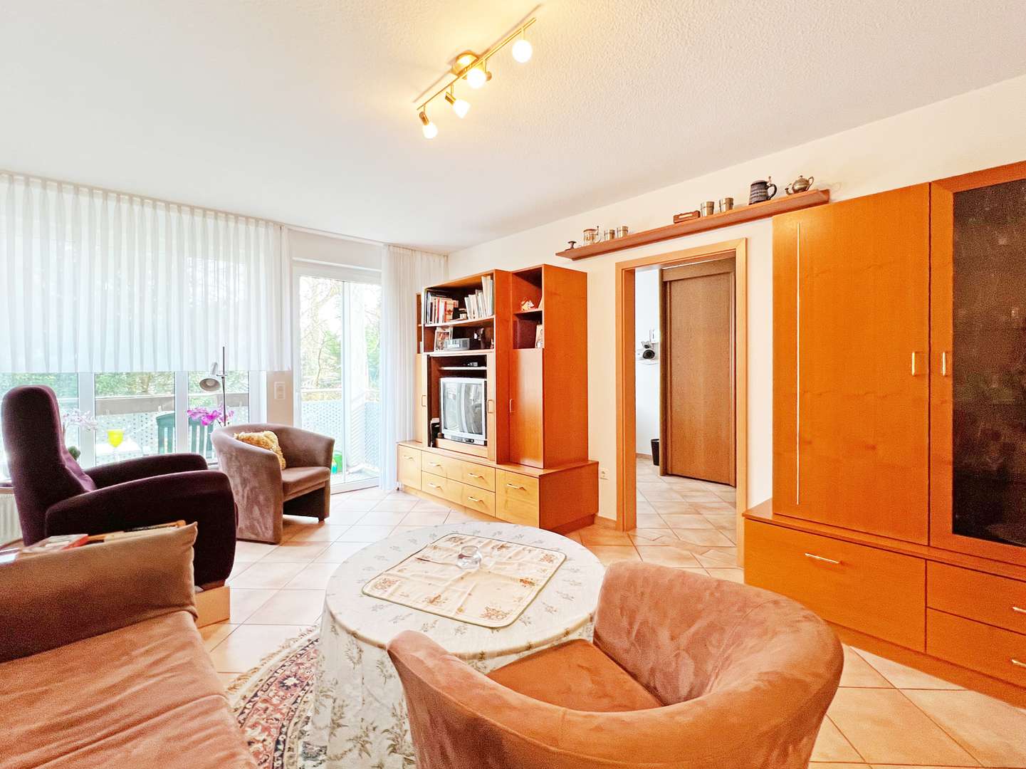 Wohnzimmer - Erdgeschosswohnung in 44805 Bochum / Gerthe mit 77m² kaufen